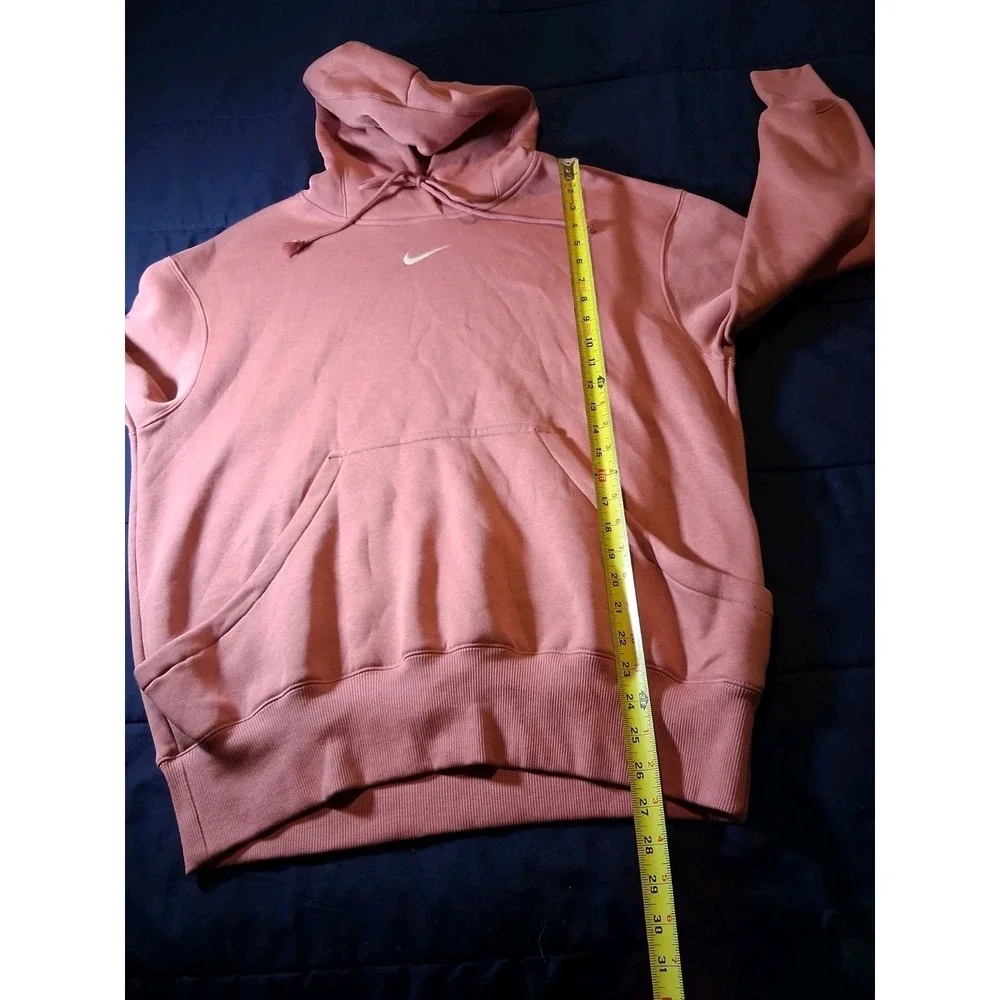 Nike Women's Rose Center Swoosh Oversized Phoenix‎ Hoodie DQ5860-104 size Small